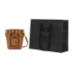 MCM Zoo -Serie Visetos Rabbit Drawess Nappa Leder Eimer Body Crossbody Umhängetasche Basic Pack (Bag + Staubbeutel)