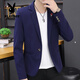 Playboy (PLAYBOY) suit men's spring and autumn Korean version slim single-piece top youth handsome personality small suit business casual men's 5519 red L 105-120Jin Jin equals 0.5 kg