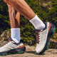 SKYPILOT outdoor hiking shoes for men in summer mesh breathable wear-resistant non-slip gripping professional sports cross-country running hiking shoes for men and women gravel white / night blue 42