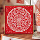 
Internet celebrity Hepburn style pearl painting DIY materials set of handmade high-end gift art living room ornaments decoration painting LL15282 (full color spray painting) send a drill pen 30*30cm thick solid wood inner frame Acrylic paint + professional oil painting 3