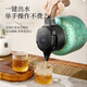 OIMG German high-end quality pure titanium stewed teapot with large capacity intelligent temperature display thermal insulation pot gift for home maintenance 9906 sea water blue 1600ml