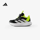 Chaussures de course adidas Adidas Chaussures de course pour garçons Boa Boa Mesh léger Shoes de course absorbant les chocs de choc JI1694 N ° 1 Noir / Metal Silver / Citan Bright Yellow 33 (1uk Foot Longueur 20cm)