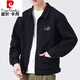 Pierre Cardin Jacket Spring y Autumn 2025 Camisa nueva Lapa de la chaqueta de trabajo para hombres Autumn Men's Tell Autumn Chaqueta Top Versión K12806 Khaki M Recomendado 90-120 Jin [Jin equivale a 0.5 kg]