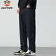 Paul Frank Casual Pants Men's Autumn and Winter Straight Pants Men's Simple Trendy Brand Korean Style Wide Leg Men's Pants Long Pants Black M