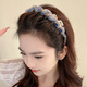 Jiaoxuefei sweet wavy high headbands 2 pack hair accessories face wash hair headband with teeth anti-slip women's new style