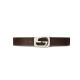 
Gucci (GUCCI) Gucci Kuqi Men's Belt Double G Smooth Buckle Black Men's Belt (Width about 4cm) (Give to boyfriend) Coffee 245861 KGDHN 9767 100 (suitable for waist circumference of 95-105cm)