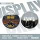 Morgen hat Caodong keine Partygeschenke um die Band Huichun Dan Rock Team Badge Bars Laser Hirse Badge Dekoration Sammlung Ornamente CW693 Glossy-58mm Bars