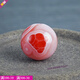 Baobolin Natural Southern Red Achat Perlen Sichuan Liangshan rotes weißes Material Southern Red Top Perlen Single Perlen Southern Red Perlen NB 679 12,2 mm