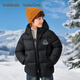 Balabala children's clothing children's down jacket boys and girls 2025 new winter baby warm three-proof jacket top coat