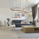 Leshi (NVC) Leshi Beleuchtung Kronleuchter Einfacher moderne und modische Wohnzimmer Esszimmer Studium Schlafzimmer Licht Luxus Yaqi JZQX12155 Decke Kleine Runde 35W-40*13 cm 7020749