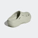 
Adidas slippers men's shoes women's shoes 2025 summer new sports hole mules thick-soled slippers casual bag-toe sandals JR9274 light gray green 36.5