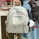 Kindergarten fashion cute little schoolbag girl girl baby lightweight 3 to 6 year old children waterproof fashionable backpack green with hanging in