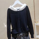 
Yalu hooded sweater women pullover loose long-sleeved thread spring and autumn sweater versatile tops underwear white base shirt white M suggests 90-110Jin [Jin equals 0.5 kg]