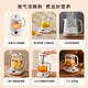 AUX health kettle 1.5L large capacity glass tea kettle fully automatic constant temperature kettle with heat preservation and water boiling all in one smart electric kettle flower tea kettle 24H appointment 12H heat preservation 1.5L with filter 304 stainless steel 1000W fast heating