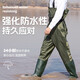 Ultra-light waterproof and wear-resistant nylon thickened waders half-length one-piece rain pants fishing clothes reservoir suit navy nylon thick boots + wear-resistant material + double knee pads 42