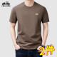 Camiseta de manga corta de automóvil clásico para hombres 2024 Camiseta de algodón redondo de algodón delgado de verano Top informal de media manga para hombres LYC-ES9929 Military Green + Grey Dos piezas de dos piezas, una talla 10590-110Jin [Jin equivale a 0.5 kg]