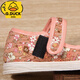 G.duck old Beijing children's cloth shoes girls pink breathable sweat-absorbent handmade thousand-layer cloth shoes baby shoes thousand-layer cloth bottom 14 inner length 14 cm, according to the inner length