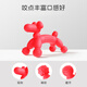 Dr. Ma's baby teether, silicone molar stick, pacifier, finger-eating, baby chewing gum, anti-stomach craving, hand artifact, balloon dog teether - red Y1101, free storage box