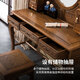 Tiger Master Mahogany Furniture African Chicken Wing Wood (scientific name: African Cliffwood) Solid Wood Dressing Table and Stool Combination Dressing Table Chinese Antique Bedroom Furniture