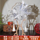 [Rack de ventilateur nanzhu haut de gamme + boîte-cadeau et paquet de sacs cadeaux] Donner des mariées et les meilleurs amis des ventilateurs ronds mariée mariage bricolage fait à la main
