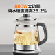 SUPOR health pot household multifunctional 2025 new tea maker small stew all in one light sound tea kettle kettle insulation all in one tea kettle fully automatic constant temperature office light sound + fast heating 1.5L 316L stainless steel heating plate