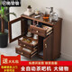 Armoire de bar à thé 2024 Nouvelle maison chinois en bois massif entièrement automatique distributeur d'eau intelligente avec armoire de désinfection 9902 Ice de luxe légère moderne
