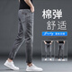 高端灰色牛仔裤男士夏季薄款2025新款裤子男直筒商务弹力休闲长裤 QQN-1049灰色 29 推荐体重110-120斤