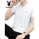 Playboy (Playboy) Camiseta de manga corta con cuello en V para hombres 2025 Spring and Autumn New Summer Fashionable Fashionable All-Match Slim White White White 691 M 90-115Jin [Jin equivale a 0.5 kg]