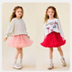 Mini Bala Girl Prinzessin Kleid Kinder Mesh Puffrock All-Match-Kurzrock Glitzer süßer Rock