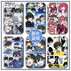 Miru Blue Gefängnis Nagishi Langfeng Huile Jieshi Eintausend geschnittener Leopard Marca Set Campus Card Student Mahlzeitschutzfall Blaues Gefängnis H14715 Mizuka Fall Set + Schwarz geflochtener Schlüsselbund