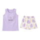 
Qin Nuan Summer Pajamas for Women 2025 New Style Integrated Vest Shorts Set with Chest Pads High-quality Cotton Women Can Wear Outdoors FY-9856-Fixed Chest Pads XL [115-130Jin[Jin equals 0.5 kg]]
