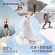 Decathlon adult running casual fitness comfortable sports socks autumn and winter thickened warm high-top 3 pairs 2308148
