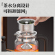 Rongsheng tea kettle, fully automatic steam kettle, glass electric kettle, smart tea steamer, steaming tea kettle, health flower tea kettle, 1.3L thermal insulation model - with 316 steel filter