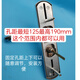 Cuerpo de bloqueo XMSJ5050 Manija de puerta de acero inoxidable a la antigua de acero inoxidable Distancia de ojo de teclado Ajustable 5045 Core falso Manga ajustable de puerta de doble lengua con cuerpo ajustable con 14065 Cuerpo de bloqueo