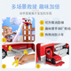Wangwang team made great contributions genuine super large Ultimate Maomao Fire Truck Sound and Light Rescue Vehicle Children's Birthday Gift Toys 16759 Ultimate Standard Police Car Aqi