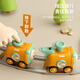 Xulin British Children's Pressing Toys 61 Kindertag Geschenk Jungen und Mädchen Trägheit Auto mit Whistle -Zug [4 Stück Geschenkboxen] Pressender Pfeifzug