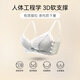 猫人蕾丝内衣少女士聚拢小胸显大无钢圈收副乳防下垂调整型透气文胸罩 白茶色 S 【32/70AB】