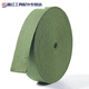Wearing a stitch rope canvas strap thickened flat belt nylon strap stool braided strap rope bundled bundled strap cloth military green 2.4CM10 meters