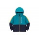 Pelliot Outdoor Kindermantel 2023 Herbst Windproof Boys und Mädchen vielseitige Freizeitkontrastmantel Orange Rot/Schmalblau 120