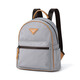Goldlion G+Jinlilai [Simple Casual] Damenbag Damen -Rucksack Leichtes Frauen -Rucksack großer Kapazität Tragbares Doppelgrau 23,5*14,5*26,5 cm