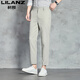 Pantalones casuales de seda de hielo para hombres de Lilang para hombres nuevos pantalones de negocios versátiles de moda versátiles de moda versátiles de alta gama delgado ydl9898 30