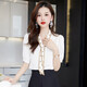OLJ高档品牌连衣裙女2025年夏季新款感女神范时尚优雅显瘦裙子 卡点领+黑色 M