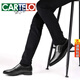 CARTELO leather shoes men's hollow leather shoes summer cowhide foot foot business formal leather shoes hole shoes work shoe interview shoes 9855 black no height [foot cover hollow style] 38