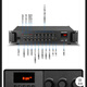 Hikvision 500W fixed voltage broadcast amplifier six-zone tuned Bluetooth pre-level campus broadcast background music fixed voltage amplifier machine