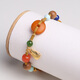 Yueyin Baichuan Beeswax Bracelet Women's Multi-treasure Round Beads Buddha Beads Single Circle Wood Decoration Bracelet Single Circle 6mm