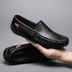 Site officiel de Yierkang Qijiandian Doudou Chaussures Summer en cuir véritable en cuir creux en cuir britannique British Business Casual Cold Cuir Soft Soft 9901 (style respirant) Brown 20 _38_ [Taille de chaussure en cuir standard]