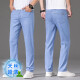 
Lilang Ice Silk Jeans Men's Summer Thin Men's Pants Tennis Light Blue Straight 2025 New Casual Pants 9767 Light Blue + 806 Light Blue Special Offer 2 pieces 28