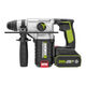 Bürstenloser elektrischer Hammer Wu388 Multifunktions Handheld Lithium Batterie Impact Drill Dual-Purple-Hammerbohrer zum Beton WU3886.0 Dual Electric Schnellladepaket