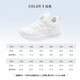 Warrior children's running shoes, sports campus white shoes, versatile casual shoes WZ(CL)-1134 white 33