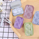 Ins flip-top contact lens box transparent simple candy color compact companion box contact lens care box random color 1 pack